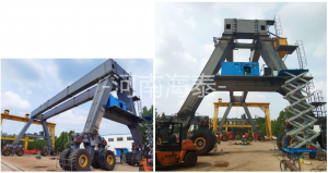 新加坡-液压轮胎门式起重机-MET80+80t-34m