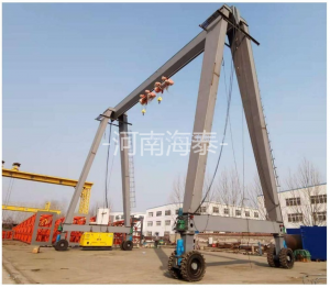 新疆-电动轮胎门式起重机-MHET16+16t-19m